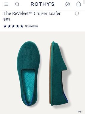 Rothy's Cruiser Loafer — ReVelvet Everglade